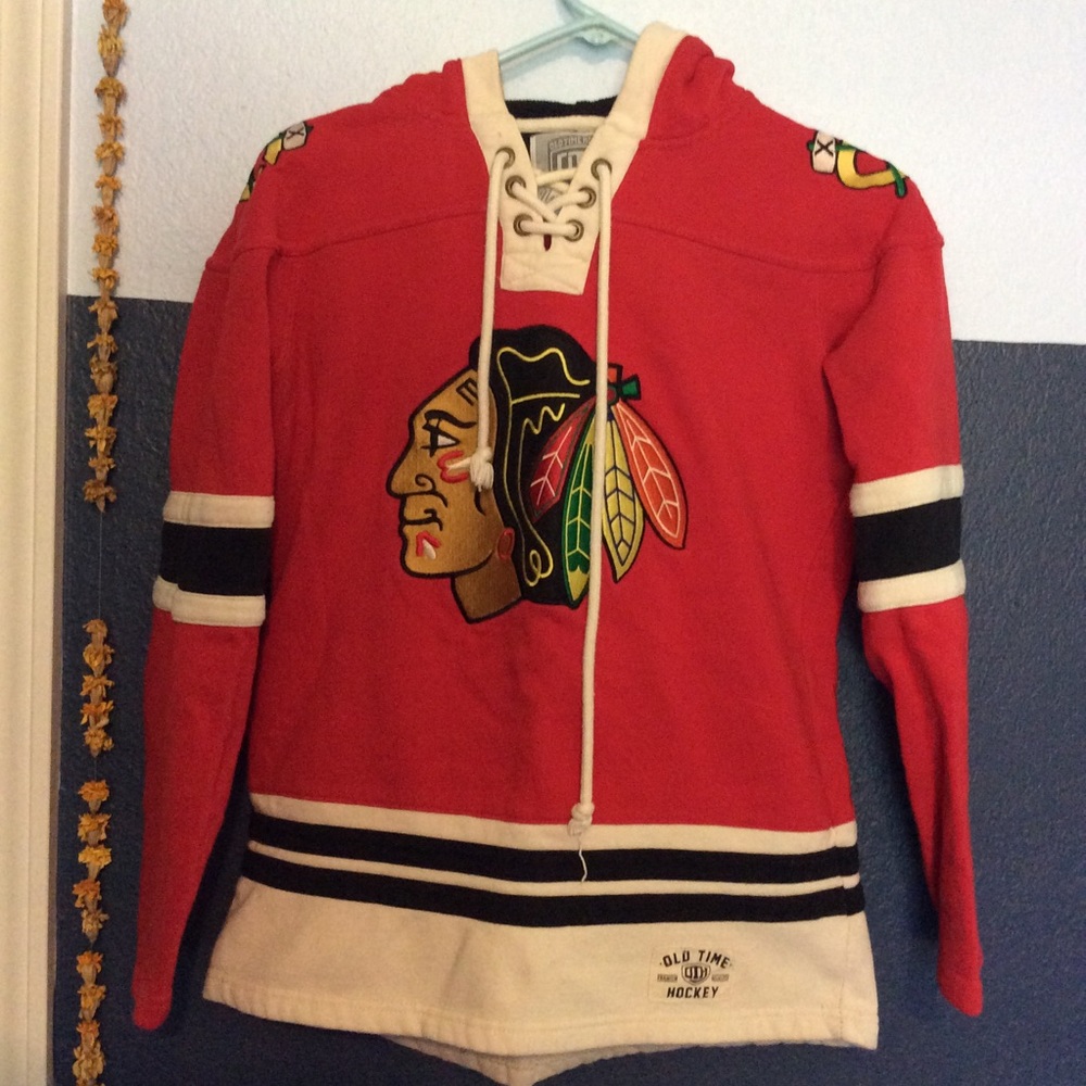 Old Time Chicago Blackhawks sweater